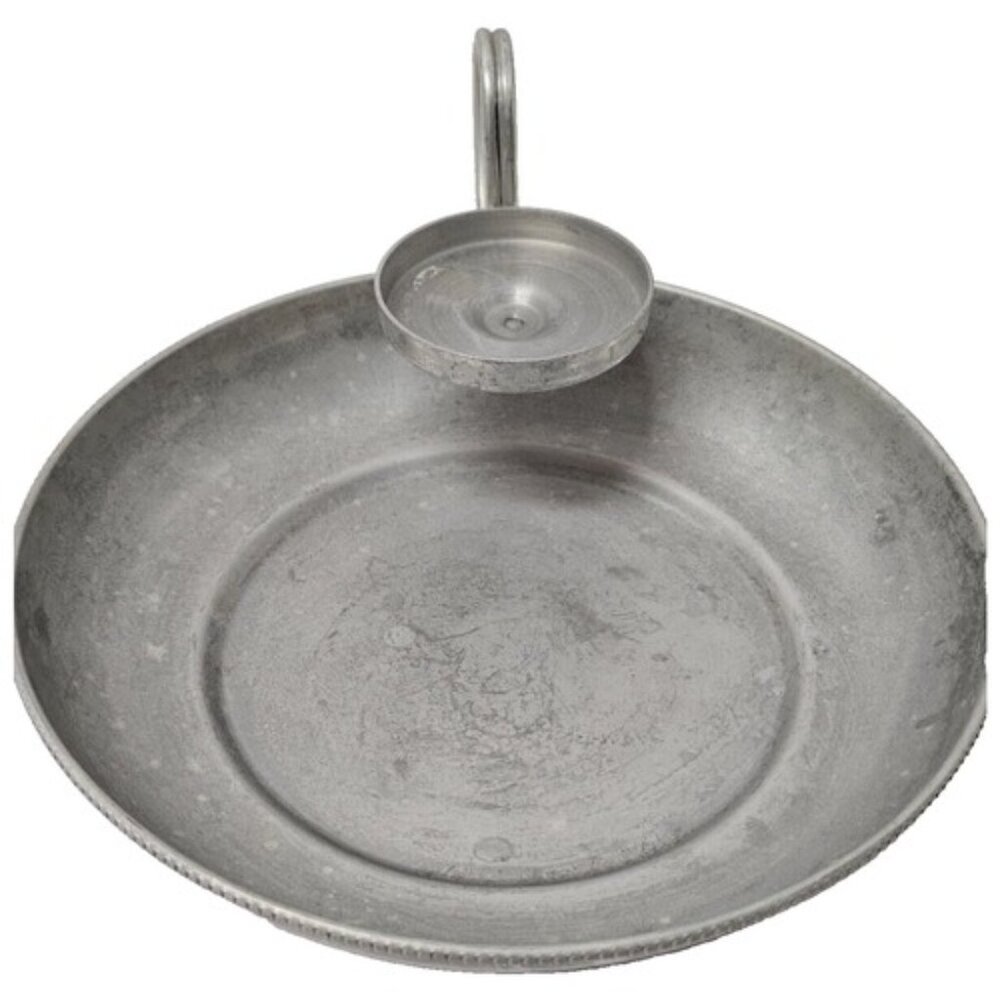 Buenilum Pewter Chamberstick Candle Holder USA Vintage Collectible With Handle S